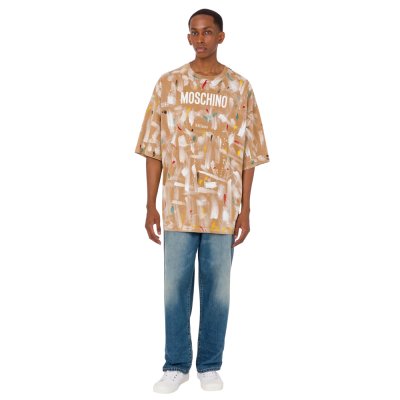 THE PRINTED ORGANIC COTTON JERSEY T-SHIRT